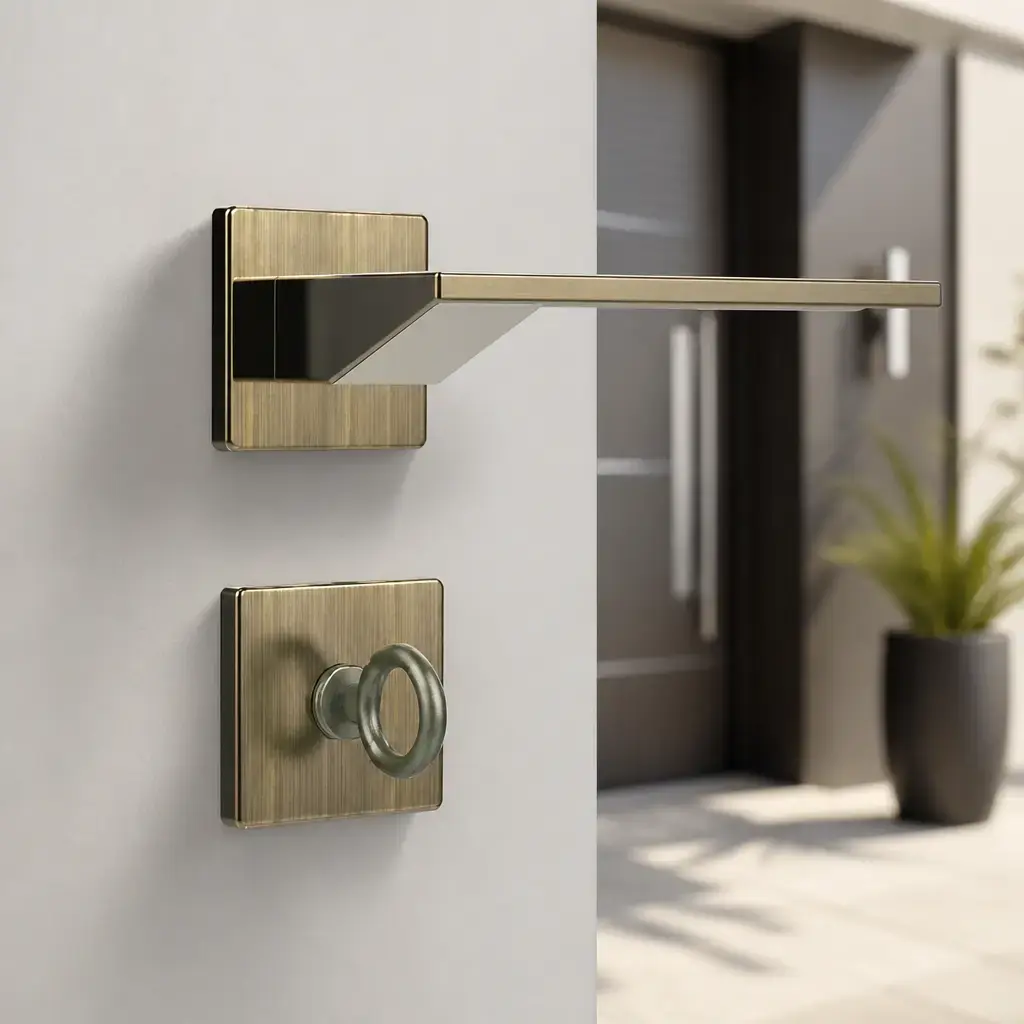 Cerradura SQUADRETO MZ630 5400 R265 Baño OX.