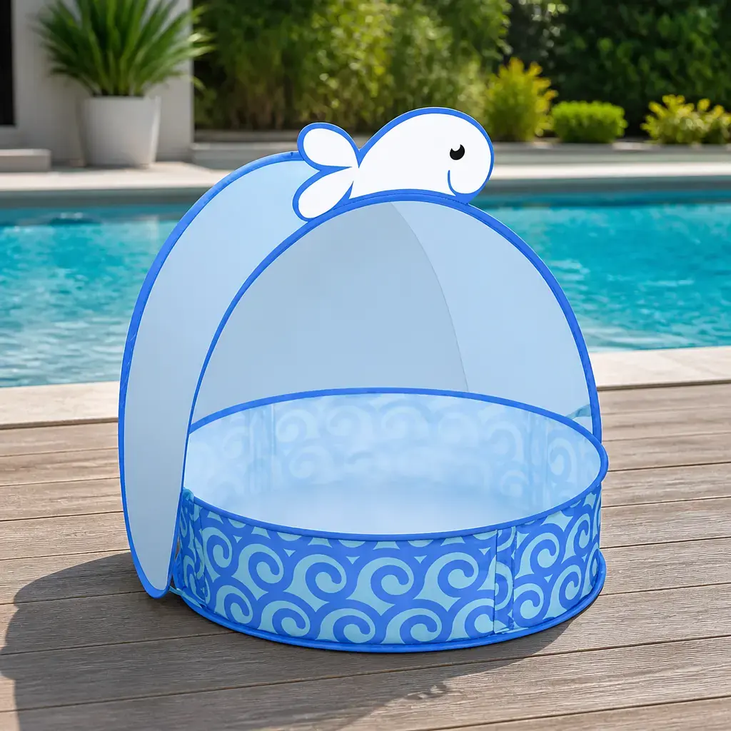 Piscina para bebe con techo Pop-Up n Splash 26Lt. Bestway