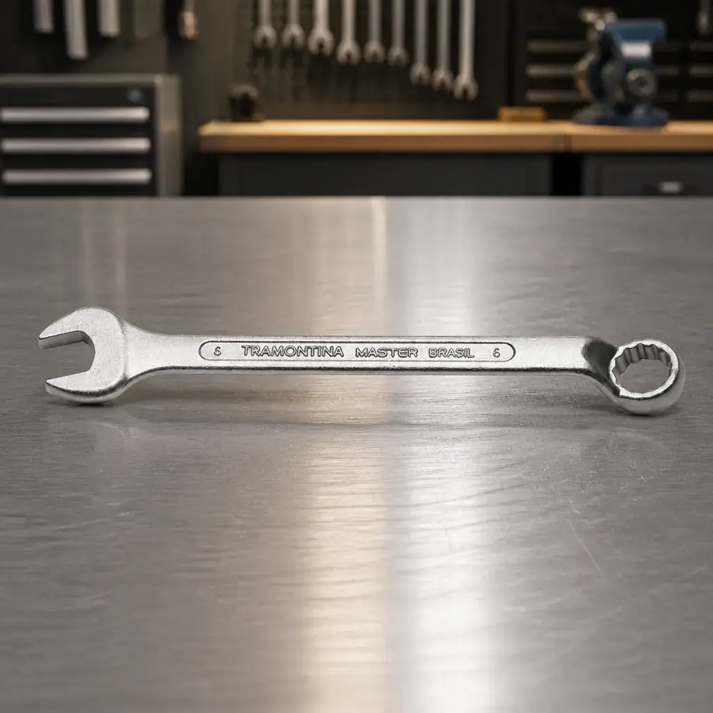 Llave comb. 6mm cuello largo Master x Un.