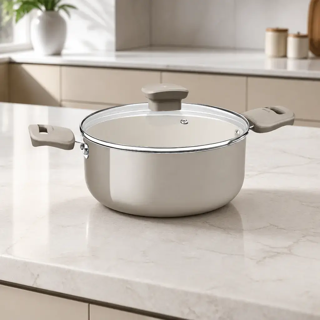 Cacerola 24cm 4.8 lt Veronese ceramic Beige xUn.
