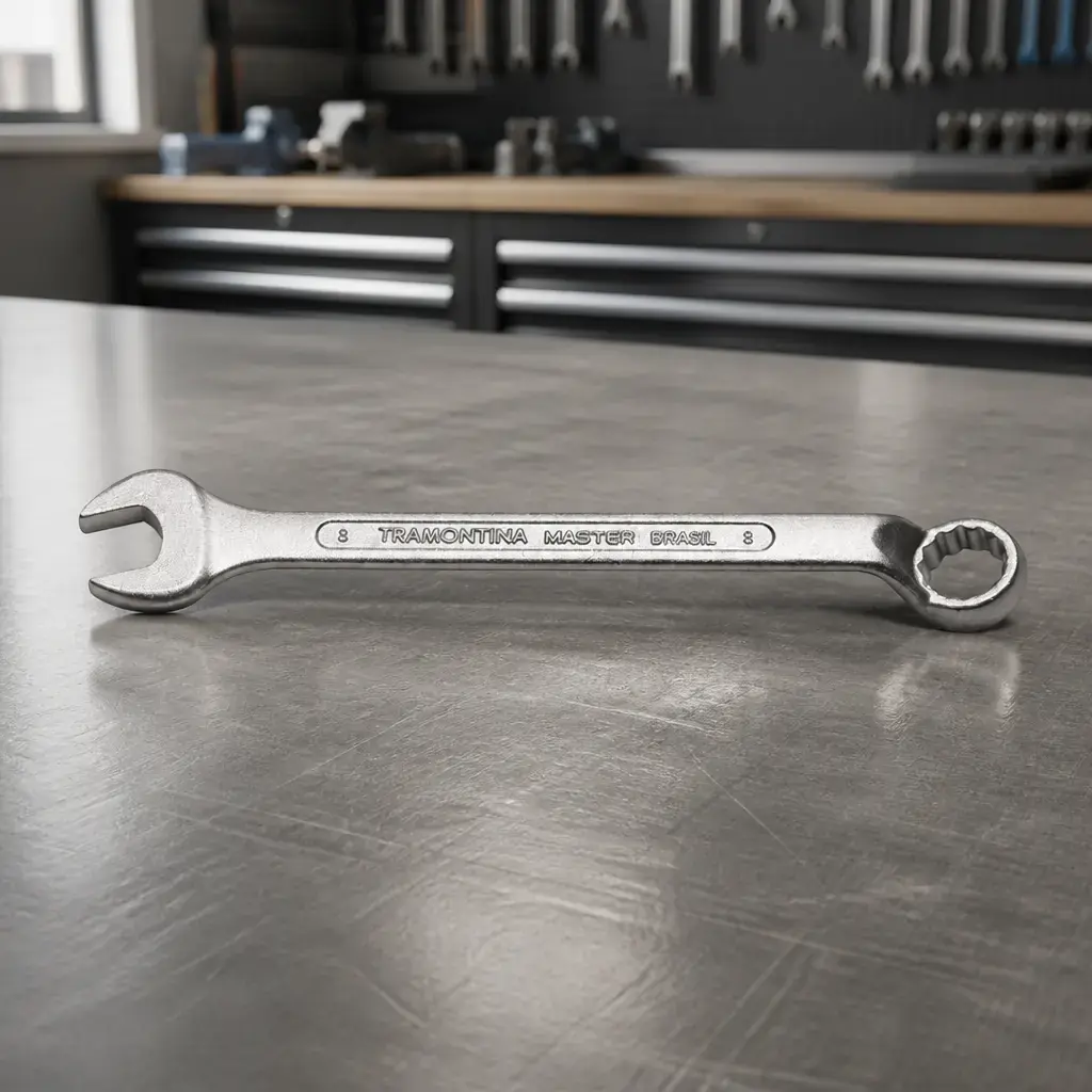 Llave comb. 8mm cuello largo Master x Un.