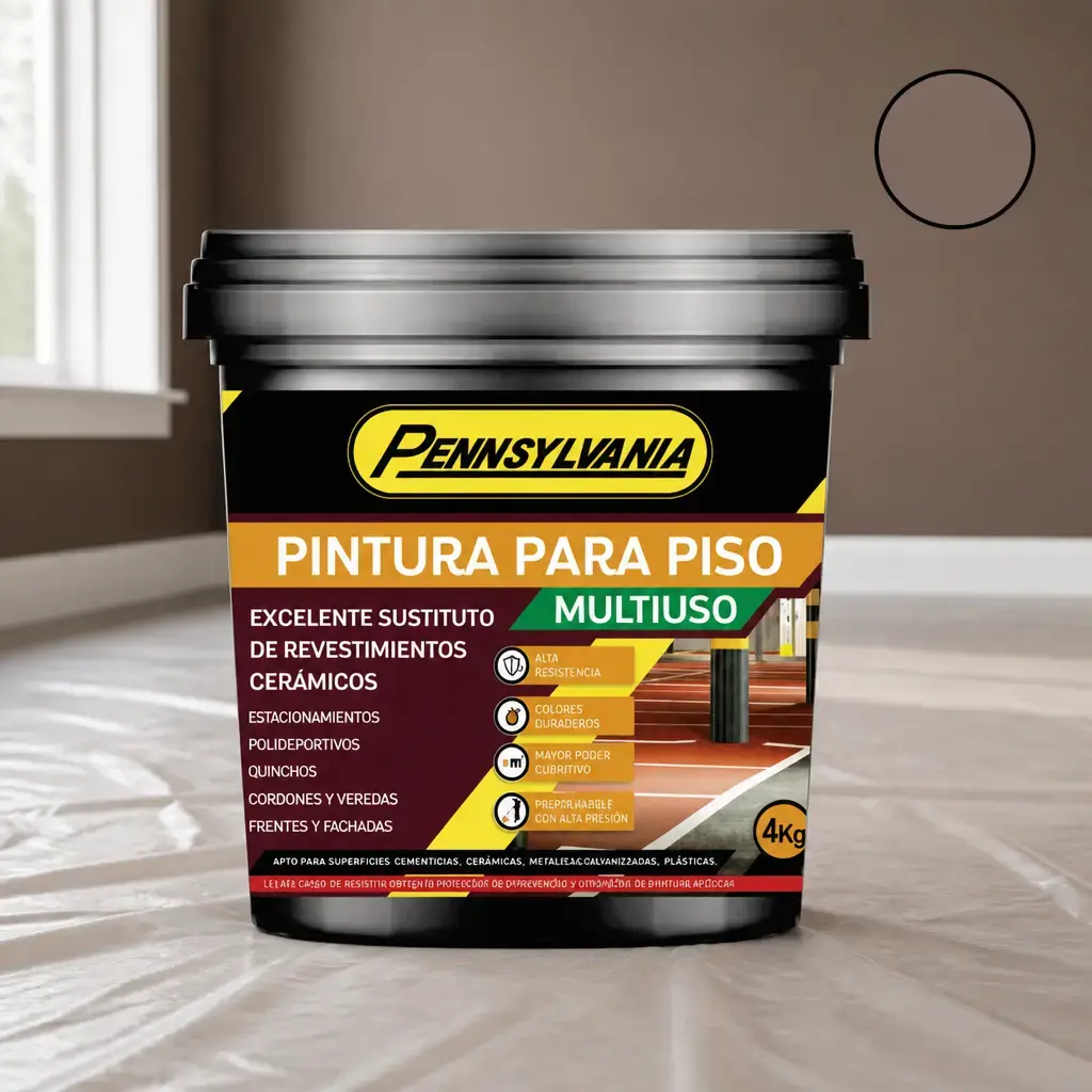Pintura Multiuso y para piso Marron 20kg x Un.