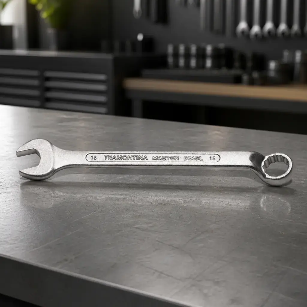 Llave comb. 16mm cuello largo Master x Un.