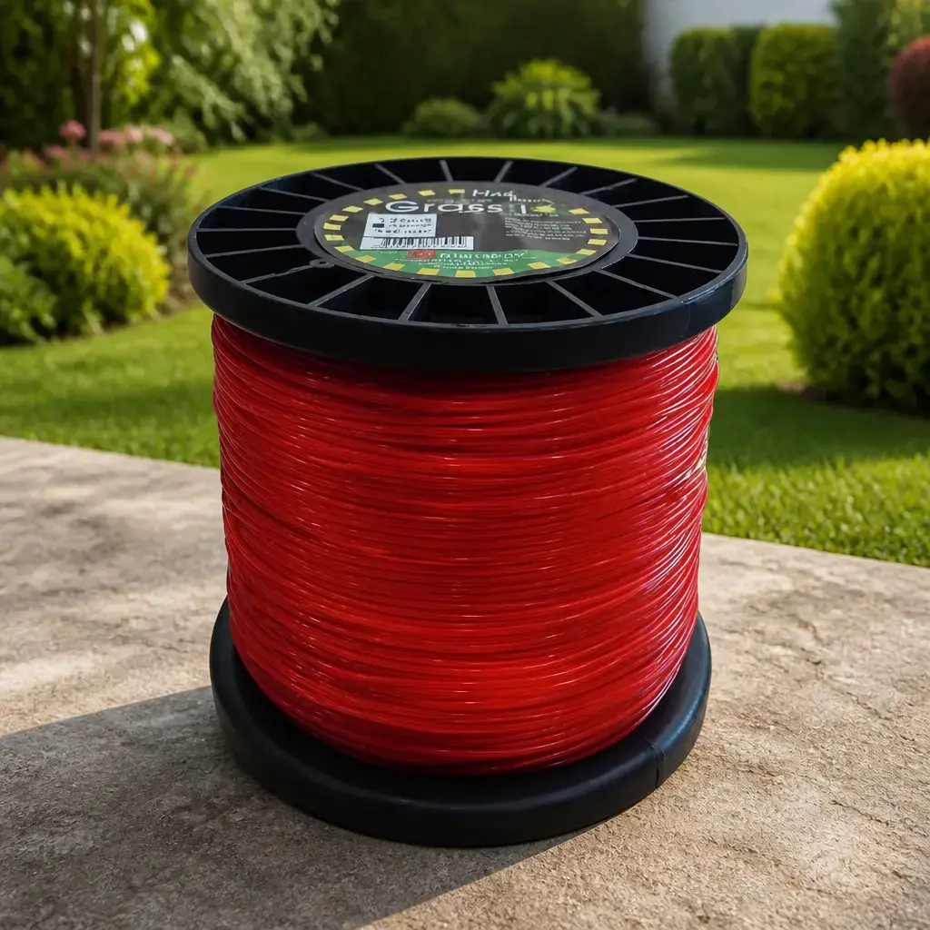 Hilo bordeador Rojo Grassfio redondo (3.30mm x 177m) Carrete x 2kg