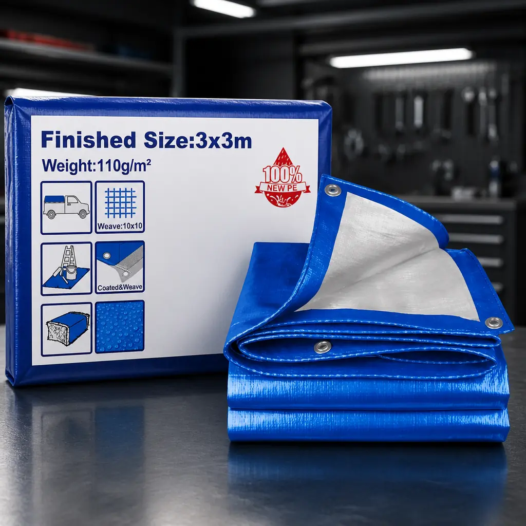 Carpa Lona de Polietileno Azul 3x3m Emtop*
