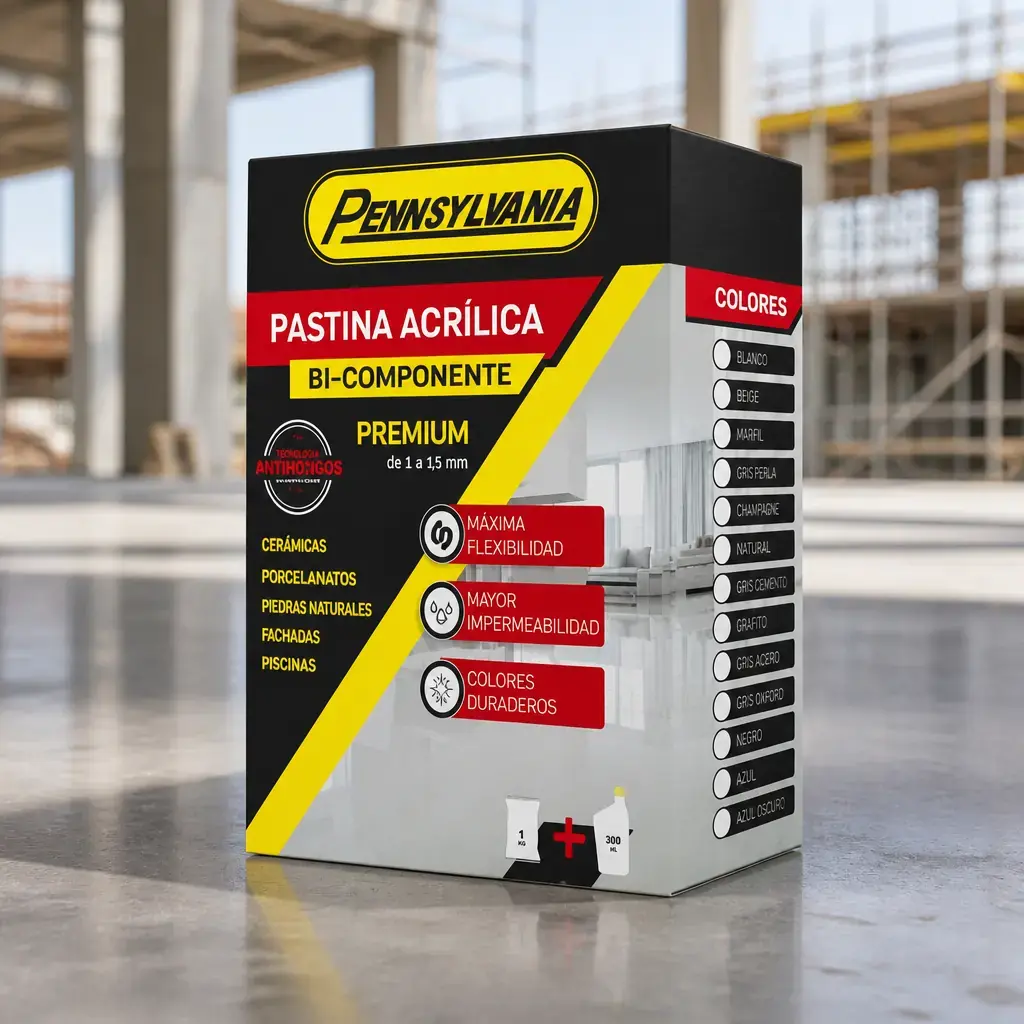 Pastina Acrilica Bi-Componente Azul Caja x 1.3 Kg