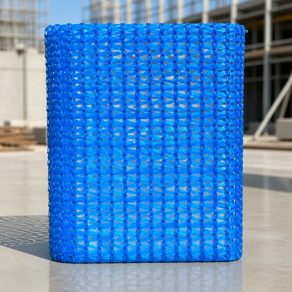 Malla media sombra decor. Azul 4x100m