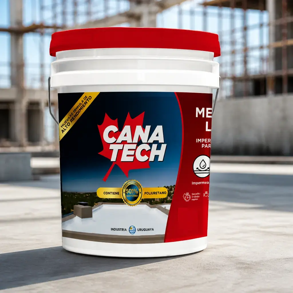 Membrana Liquida Canatech Verde Cemento 20kg sin fibra x Un.