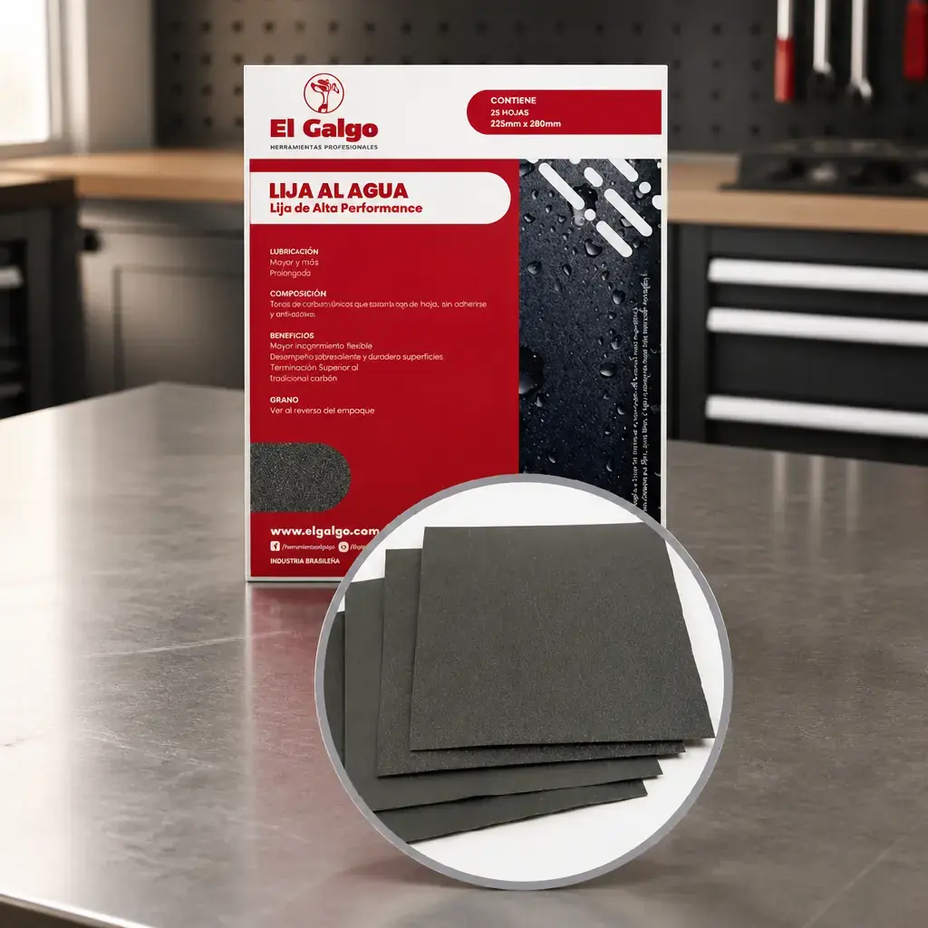 Lija Al Agua Grano 400 (225x280mm) x25