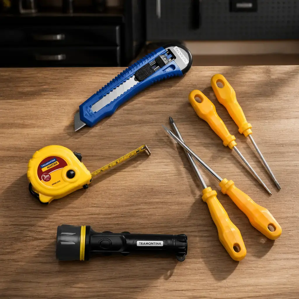 Juego de herramientas 7 pzas (CM,LN,DT,CU) DIY Blister*