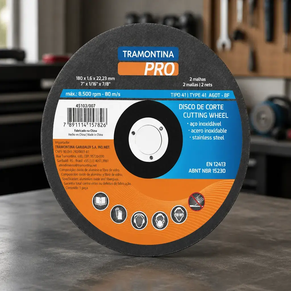 Disco de corte Fino 230x1.9mm p/ Acero Inox Pro
