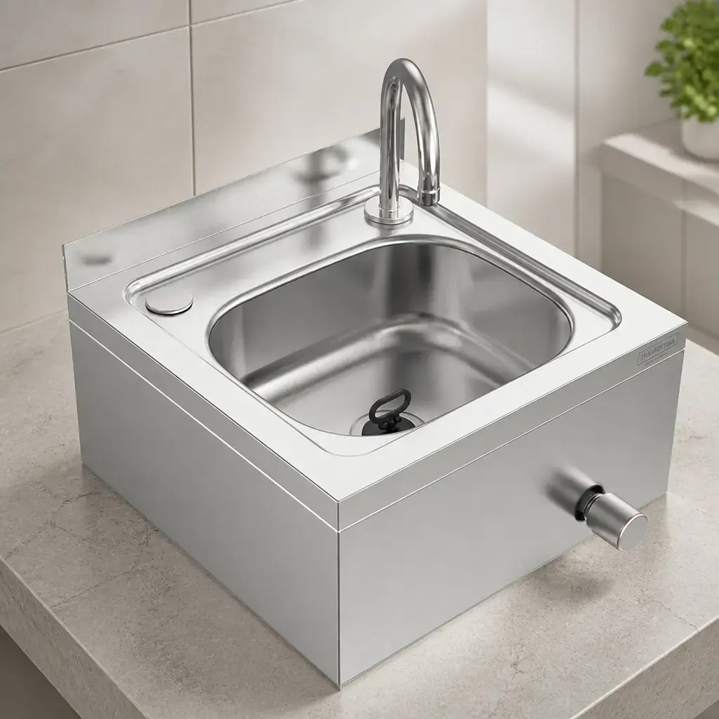 Lavadero de pared Ac. inox. Satinado 3' (40.5x40x28cm)