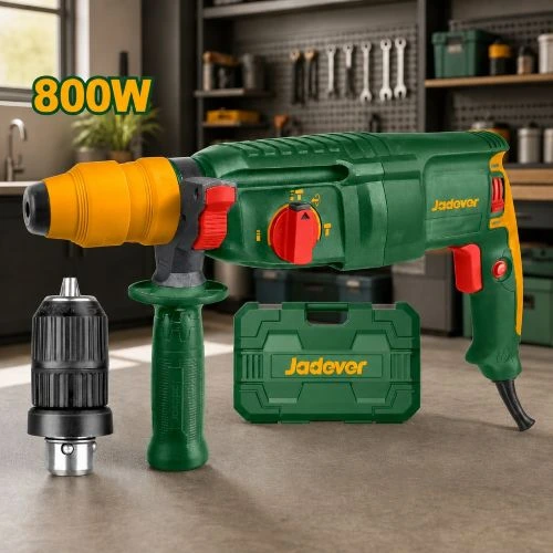 Rotomartillo 2.5J 800W. (SDS Plus / 13mm) Jadever Maletin
