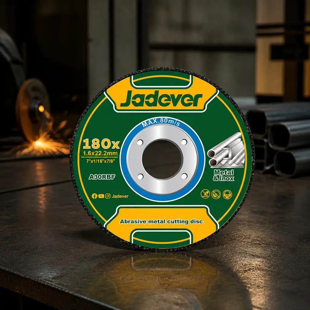 Disco de Corte Ac Inox 7" (180x1.6x22.2mm) Jadever x Un.