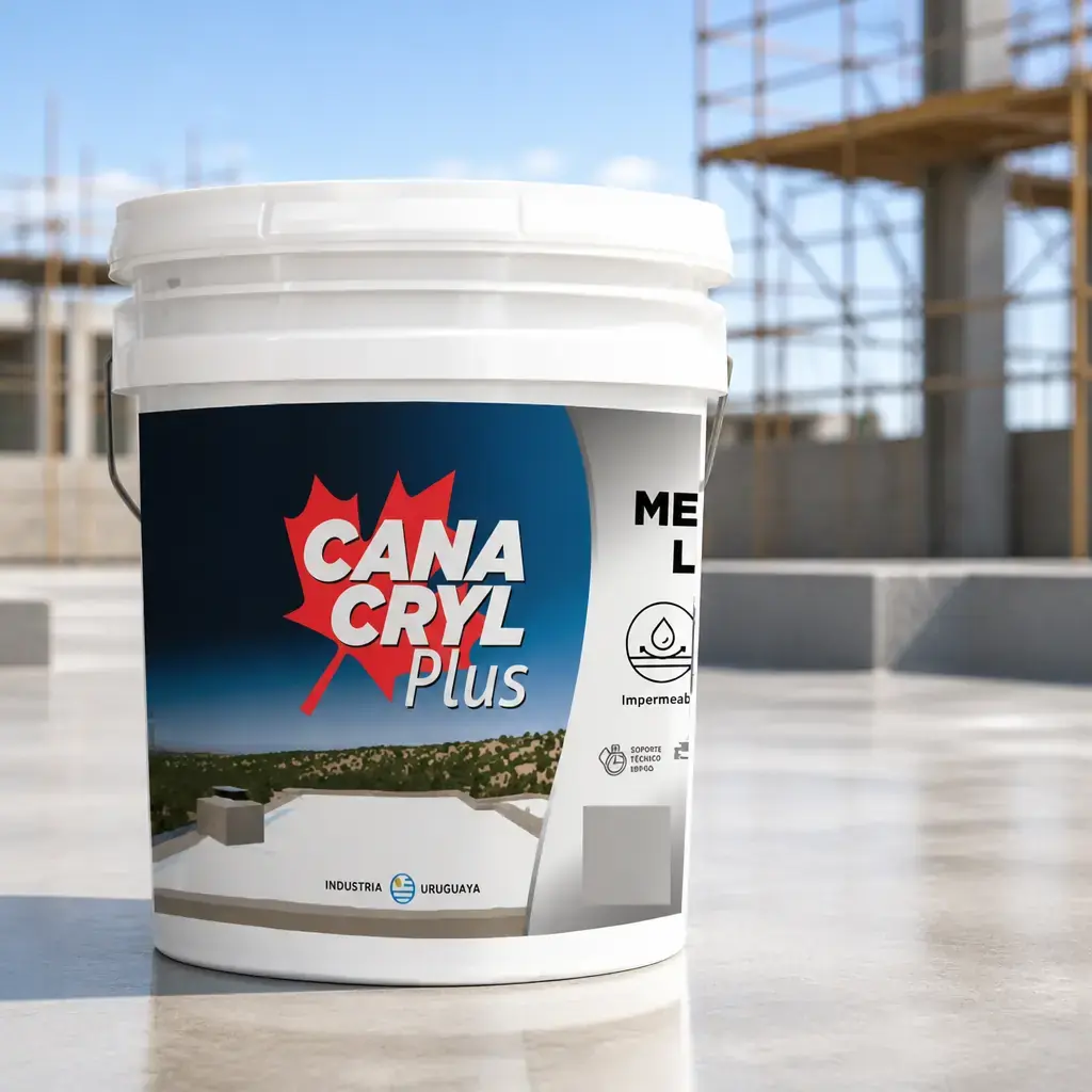 Membrana Liquida Canacryl Plus Blanco fibrado 4kg x Un.