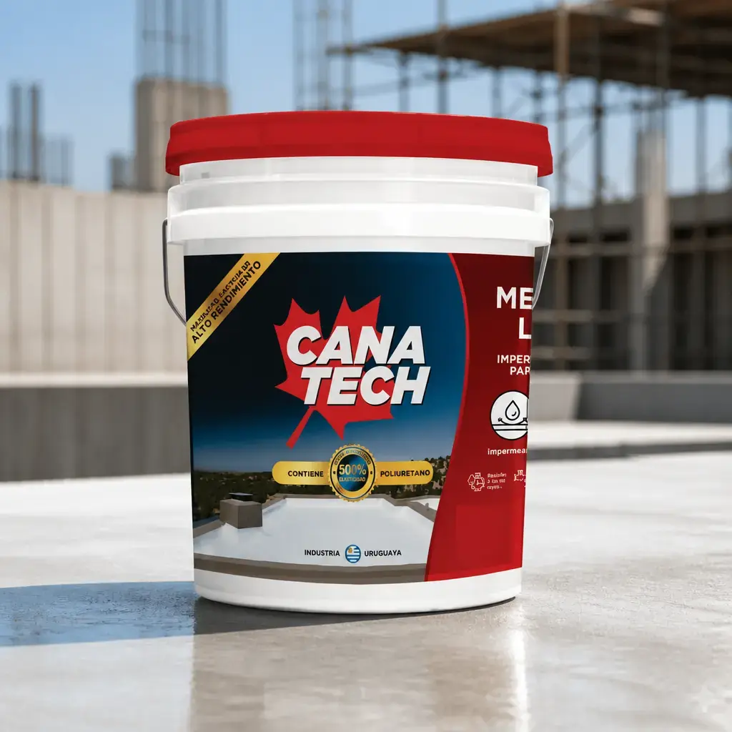 Membrana Liquida Canatech Tejas 4kg sin fibra x Un.