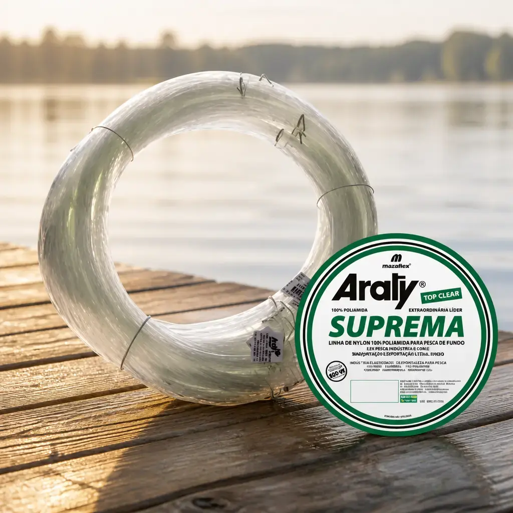 Hilo de pesca trasparente madeja Suprema (2.5mm x100m) x3u.