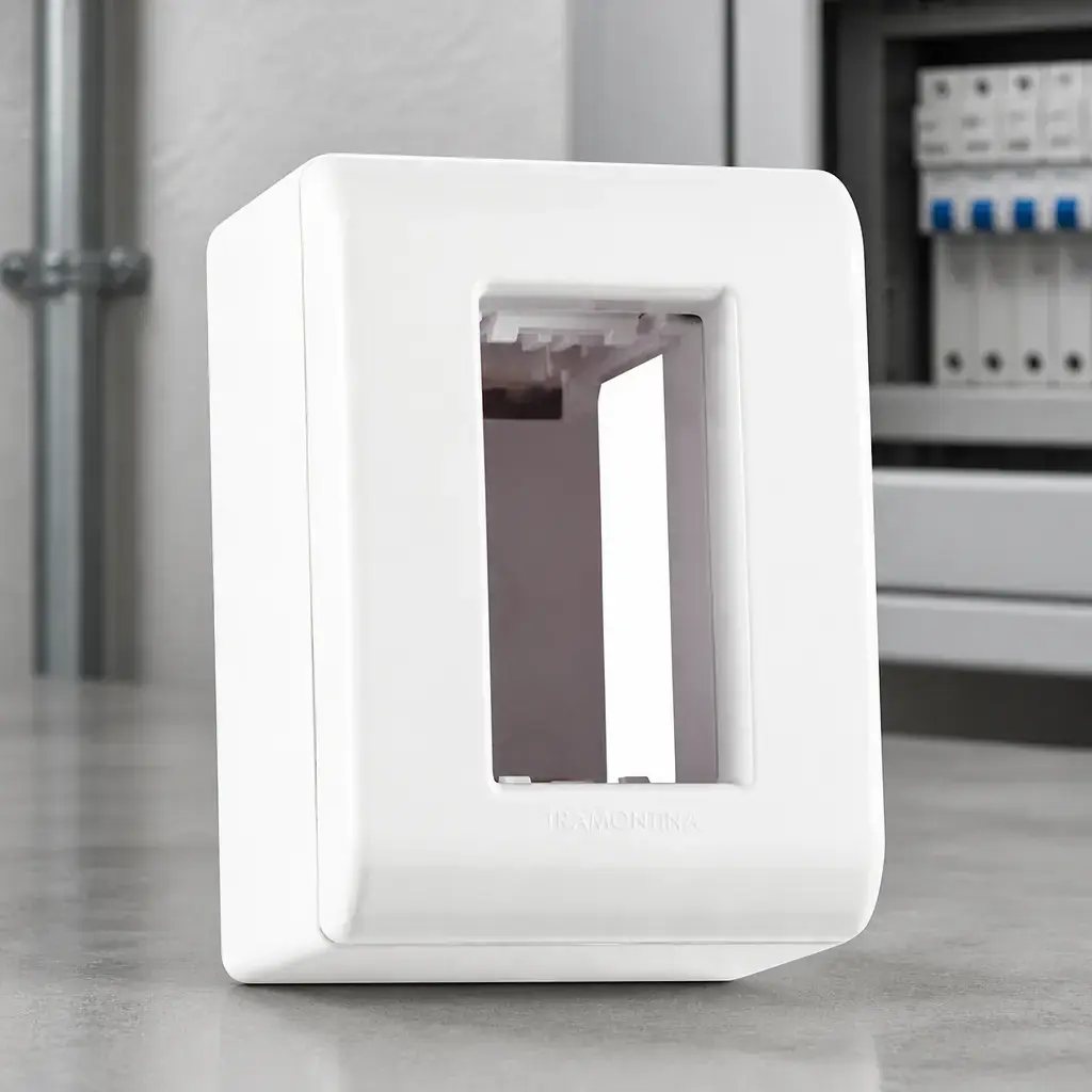 Caja de sobreponer para un modulo Blanca LIZ FLEX x un.