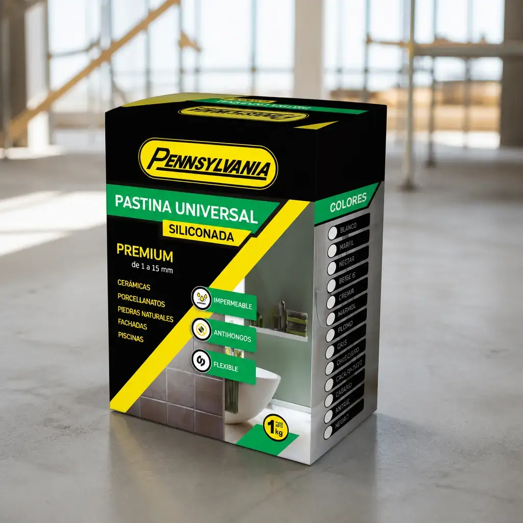 Pastina Universal Siliconada Blanco Caja x 1Kg