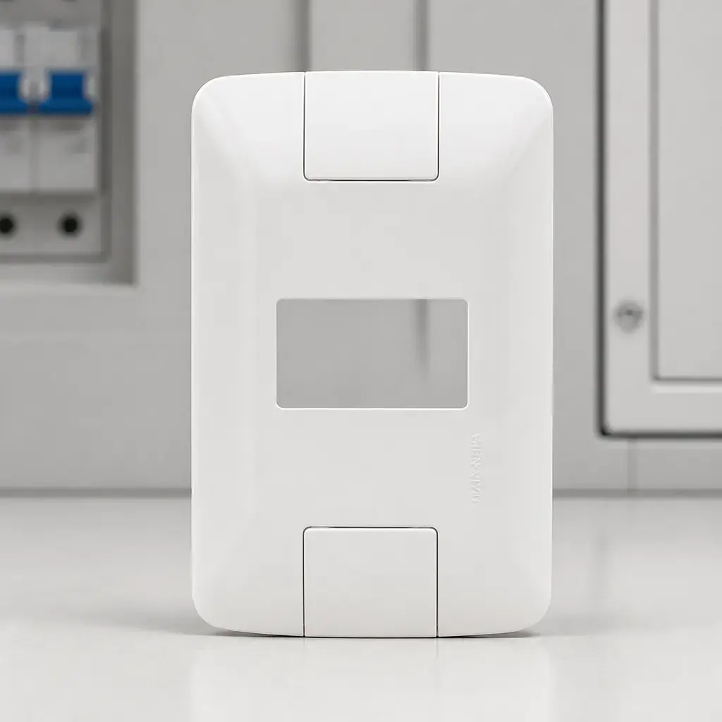 Placa 4X2 1 Modulo Horizontal Blanca ARIA xUn.