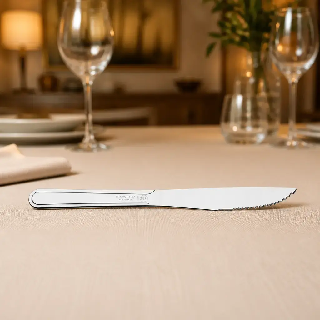 Cuchillo p/ asado 4' Buzios x12