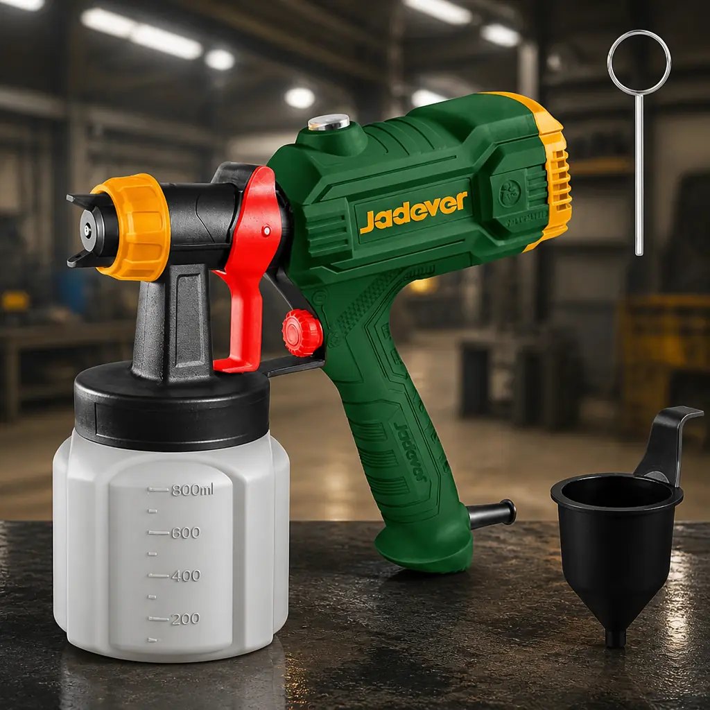 Pistola de pintar electrica 450w (800ml). Jadever caja*