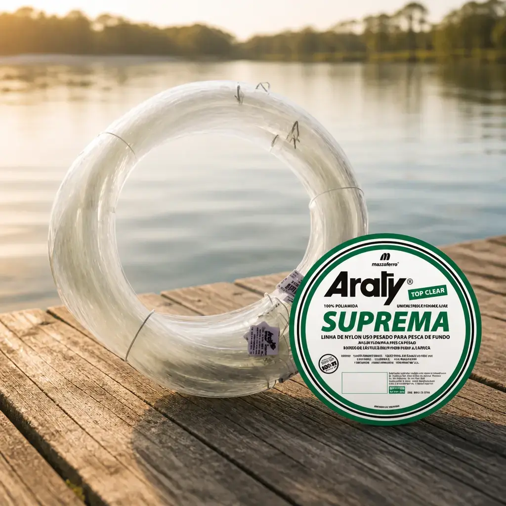 Hilo de pesca trasparente madeja Suprema (3mm x100m) x3u.