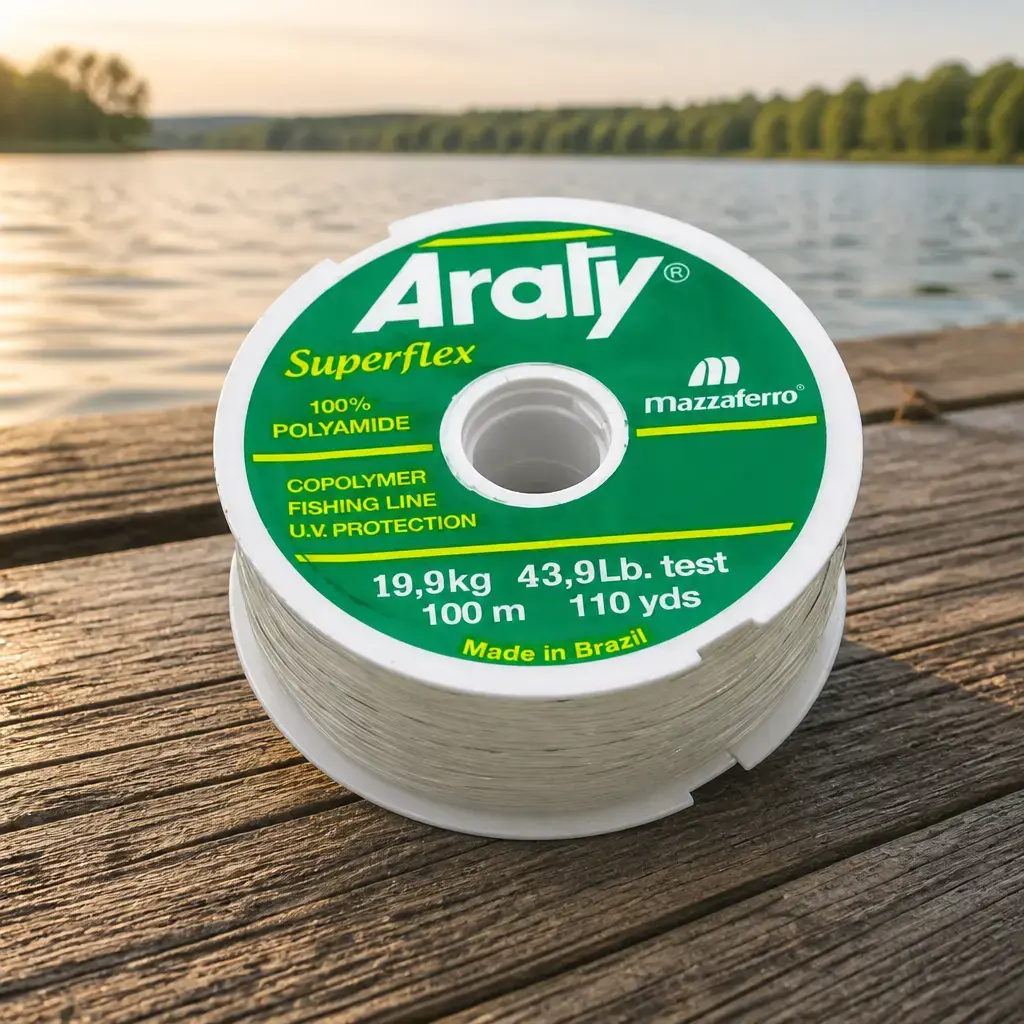 Hilo de pesca trasparente Araty Superflex (0.80mm x100m) x10u.