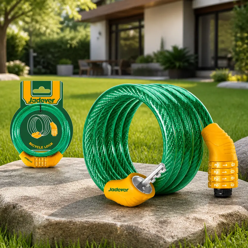 Cabo para Bicicleta Comb. 4 digitos 1.2m Jadever Blister