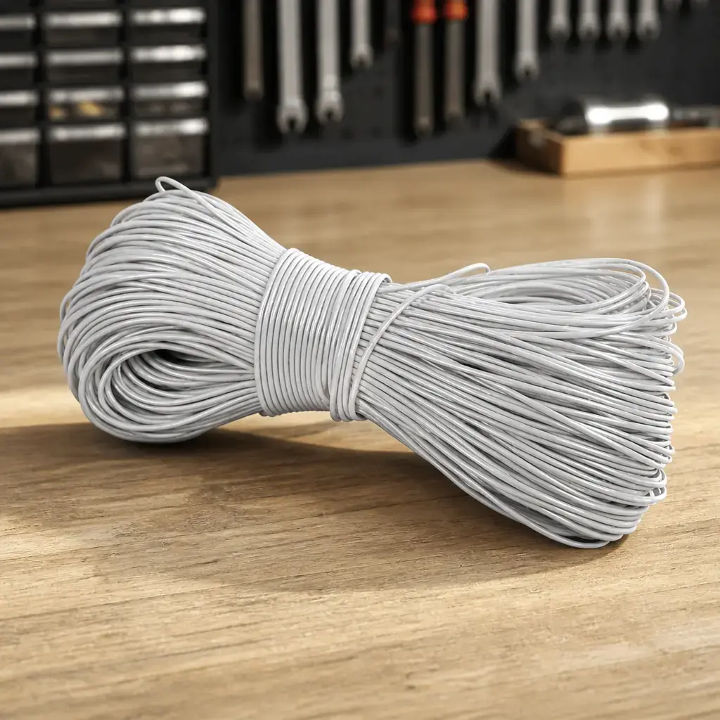 Cordon Plastico Blanco Brillo Extremo - 5.33mm x 180m
