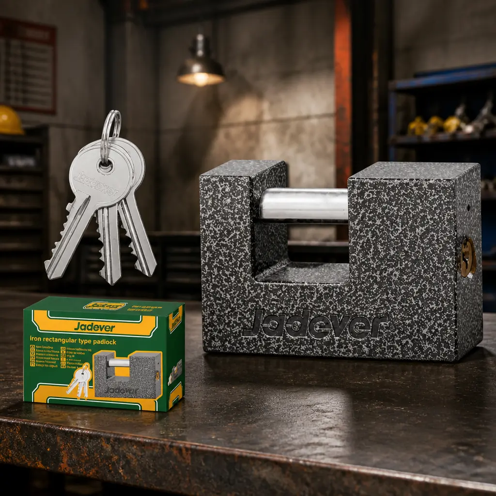 Candado de Hierro Horizontal 70mm (3 Llaves) Jadever Caja