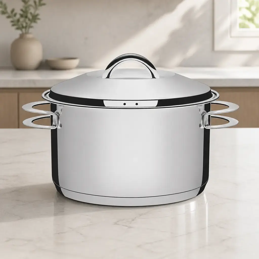 Cacerola alta Ac. Inox 28cm 8.4ltrs Solar Tramontina x Un.