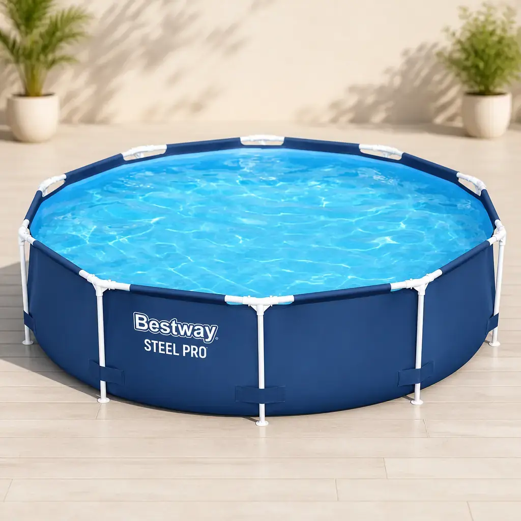 Piscina redonda con est. 4.678Lt. Steel Pro sin depurador. Bestway