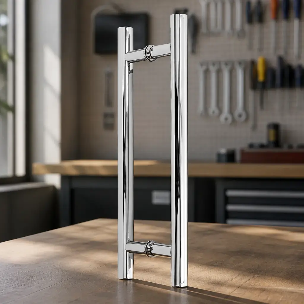Manijon tubular Silvana 80cm x Par.