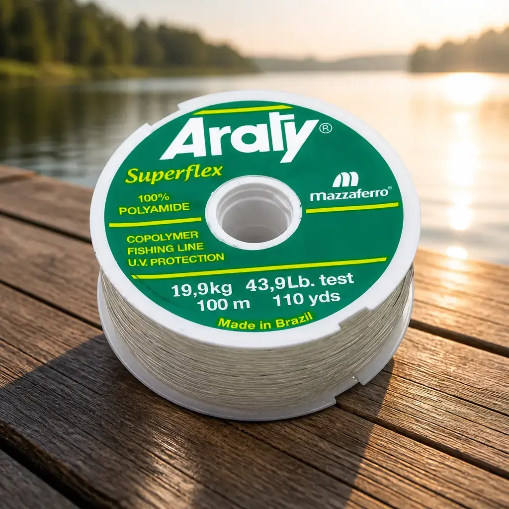 Hilo de pesca trasparente Araty Superflex (1.60mm x100m) x10u.