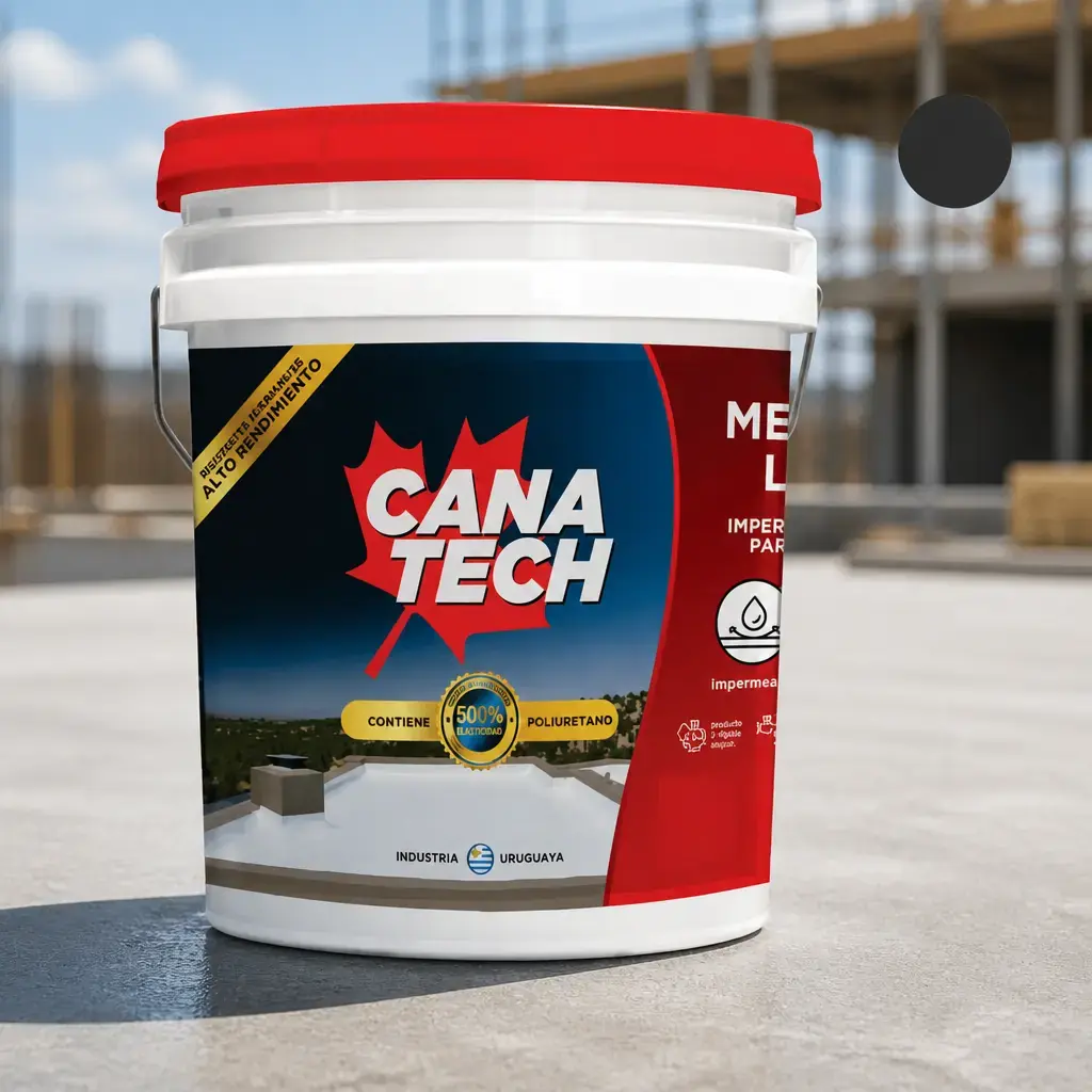 Membrana Liquida Canatech Negro 20kg sin fibra x Un.