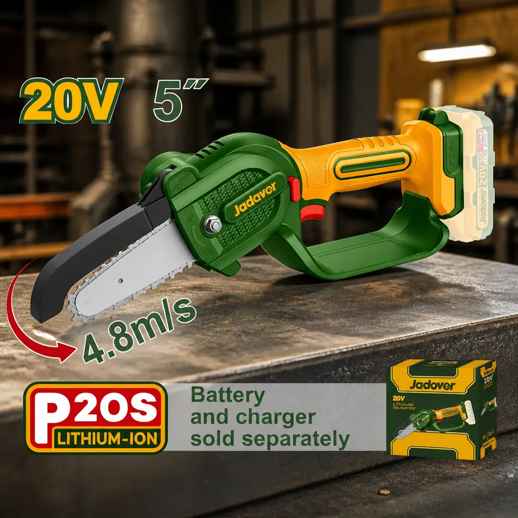 Mini motosierra 5" 20V. Sin Bat. Jadever Caja