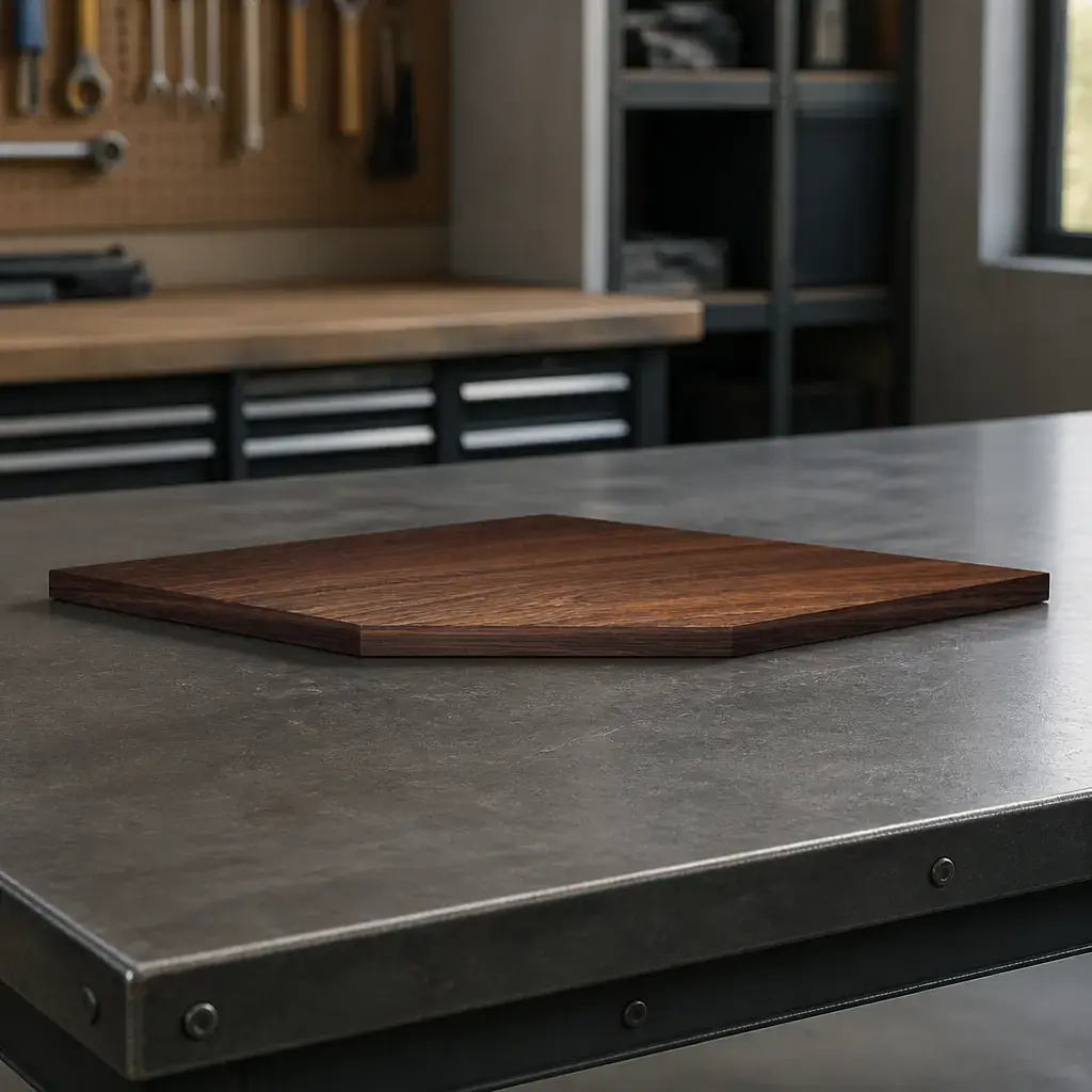 Tabla de madera tipo L p/bancada (0.96x0.96x0.04m) PRO *