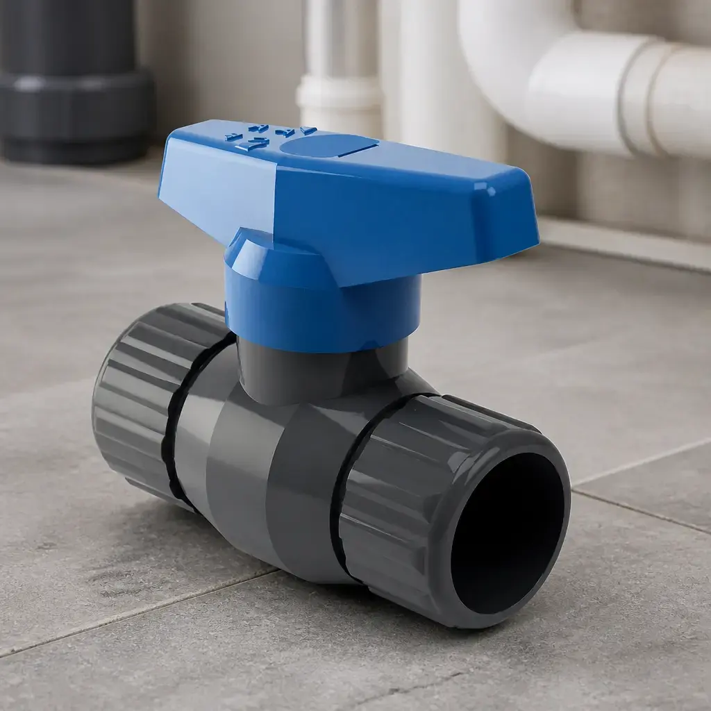 Llave de paso 40mm PVC Soldable DUKE