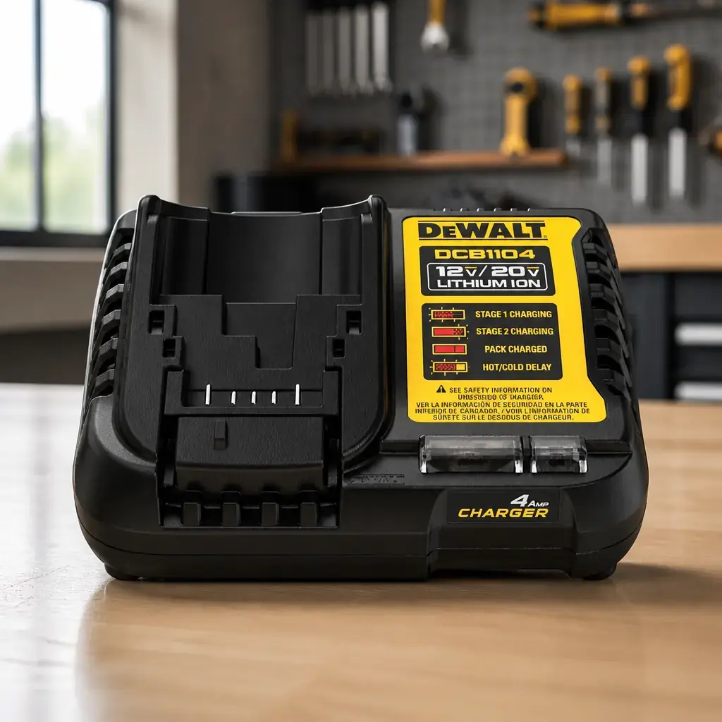Desc - Accesorio - Cargador de baterias 12-20v - 4.0 Amp DeWalt