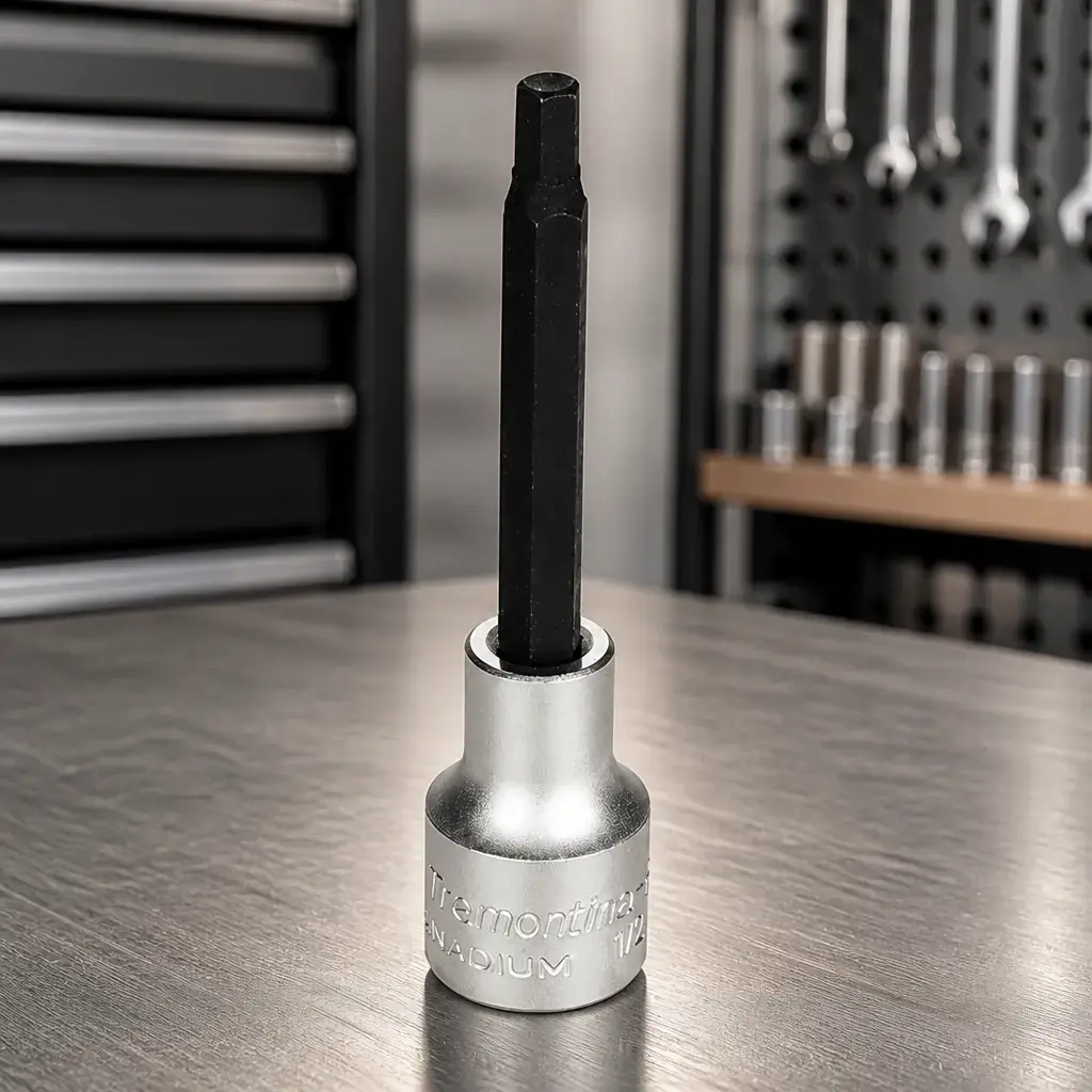 Dado Largo 1/2" Punta Hexagonal 6mm