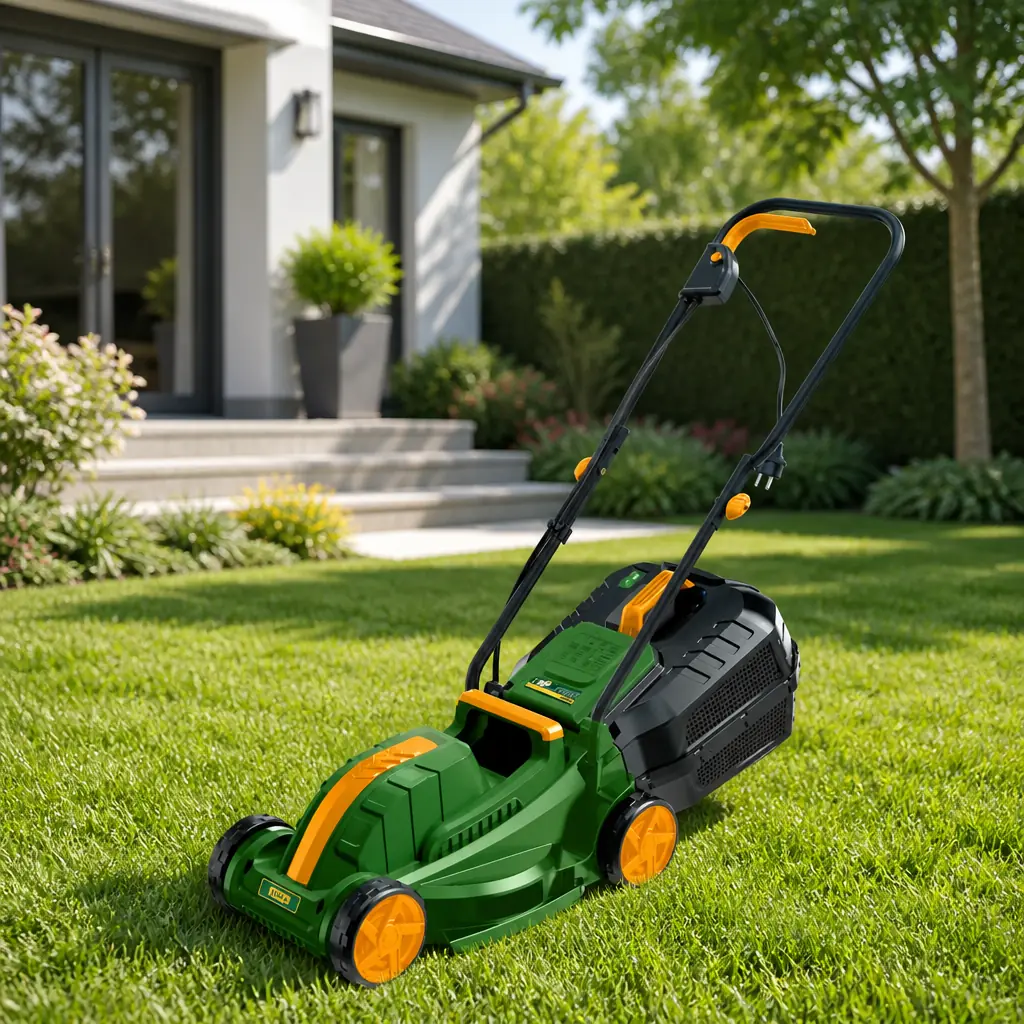Corta Cesped Elect. 13" 1300W. Con Recolector Jadever