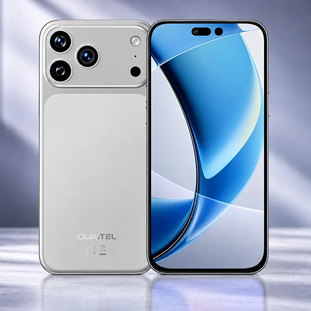 Celular OUKITEL C17 Plus 6GB/256GB Plateado Silver