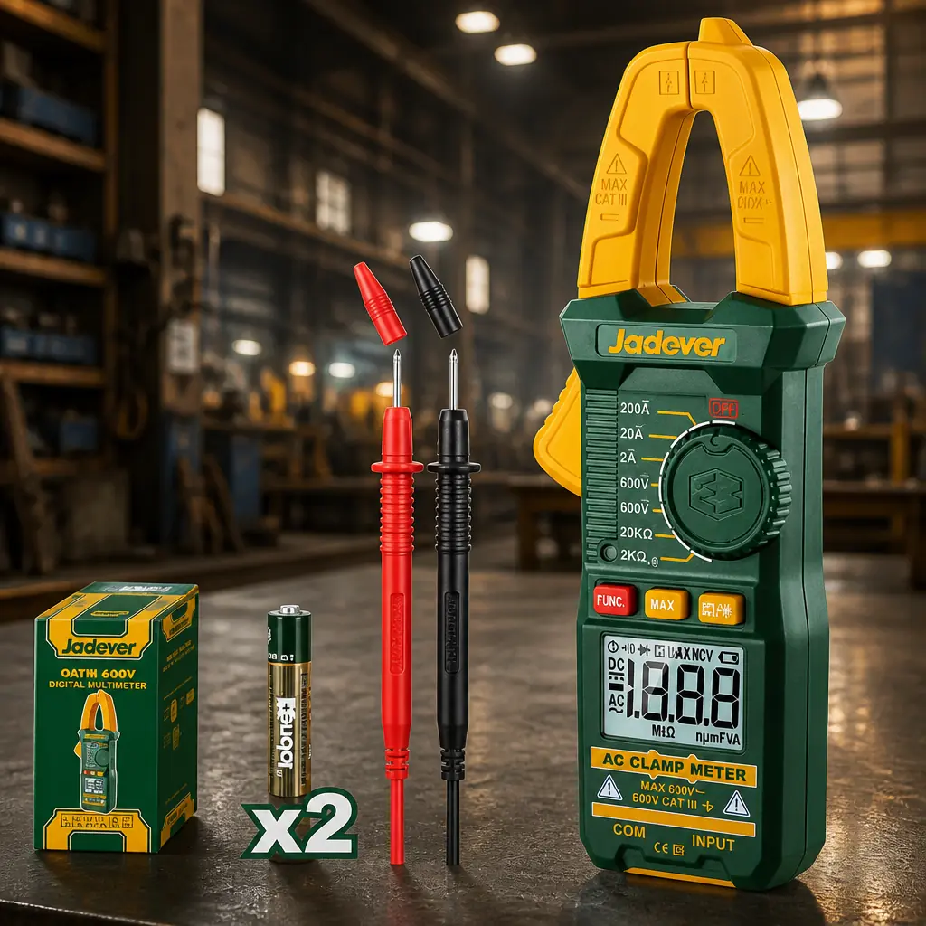 Pinza Amperimetrica (2-200A) Jadever Caja*