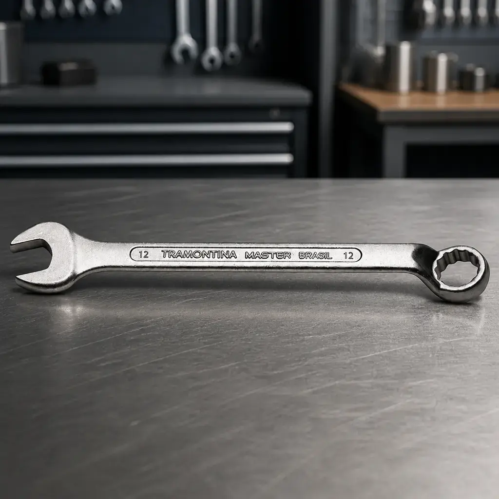 Llave comb. 12mm cuello largo Master x Un.