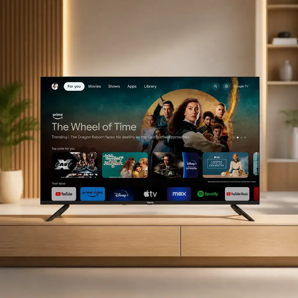 Televisor Smart TOKYO 50" Google TV 4K Frameless