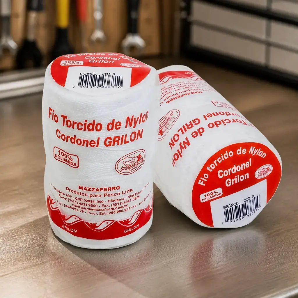 Hilo torcido Blanco 210/9 bobina 200g x Un.