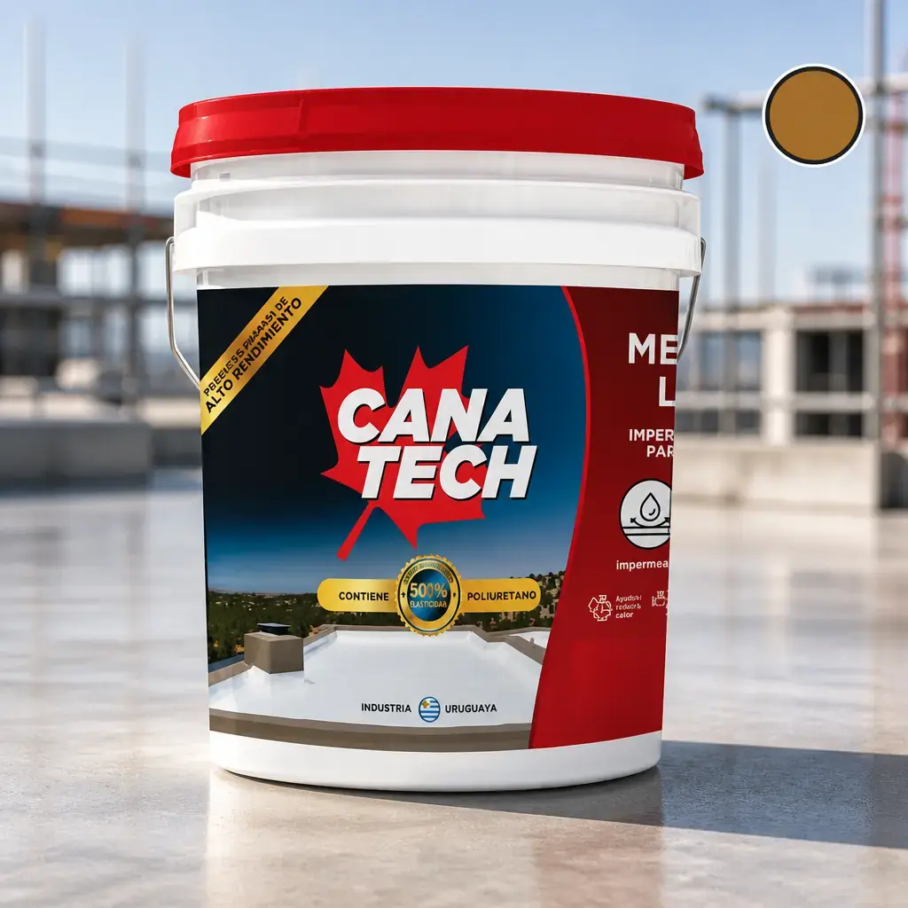 Membrana Liquida Canatech Ocre 20kg sin fibra x Un.