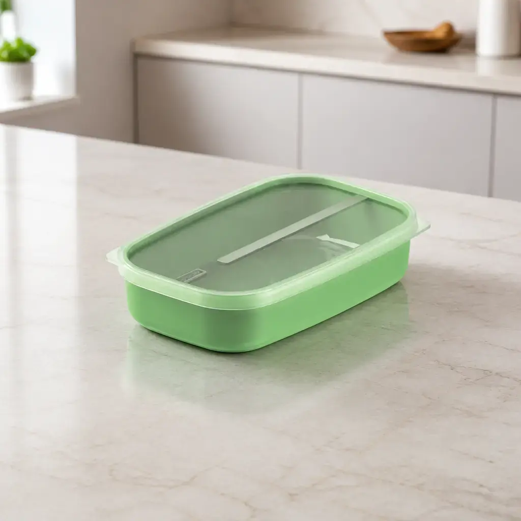 Pote cuadrado 1.7Lt. verde Mixcolor Tramontina x Un.
