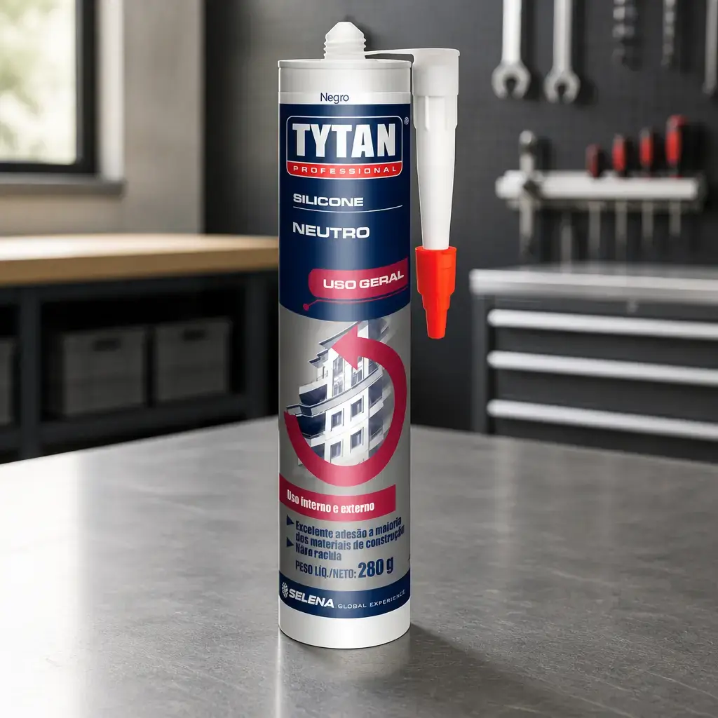 Silicona Ac. Uso General TYTAN Negro 280ml